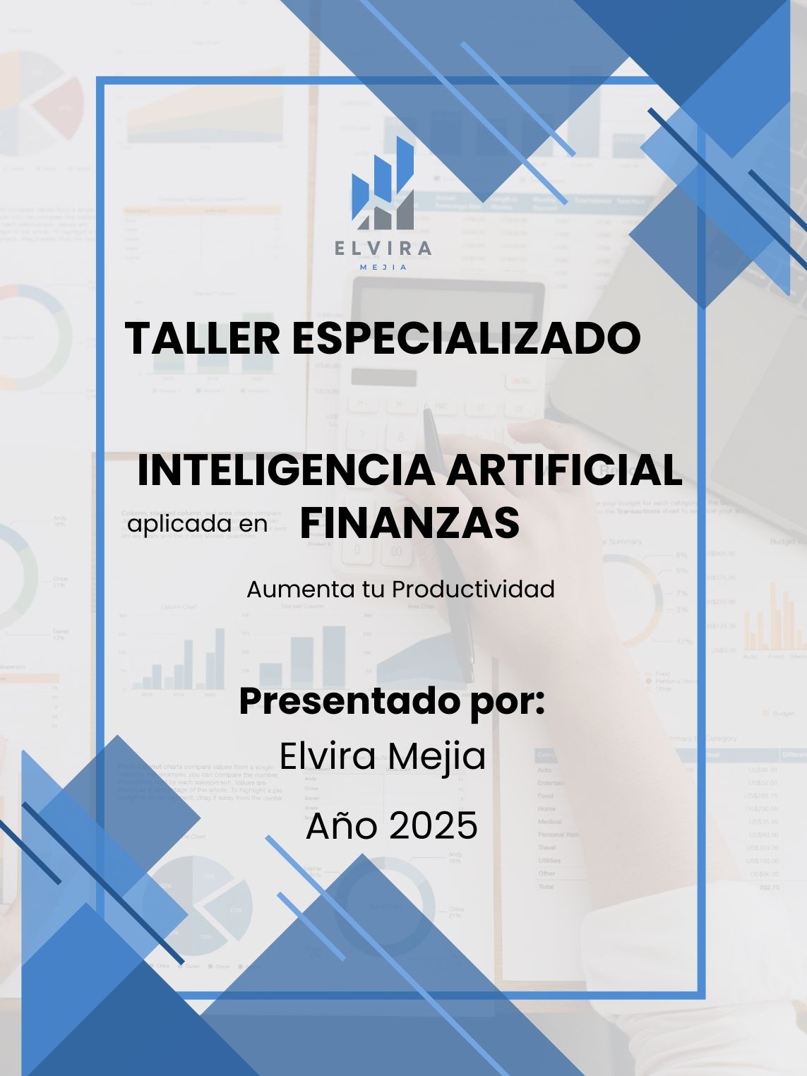 Cursos Elvira Mejia IA aplicada en FINANZAS